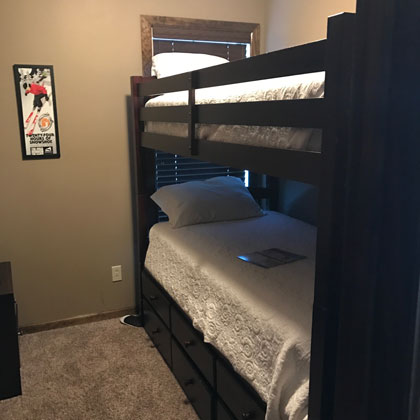 Snowshoe WV Rental House Extra Room