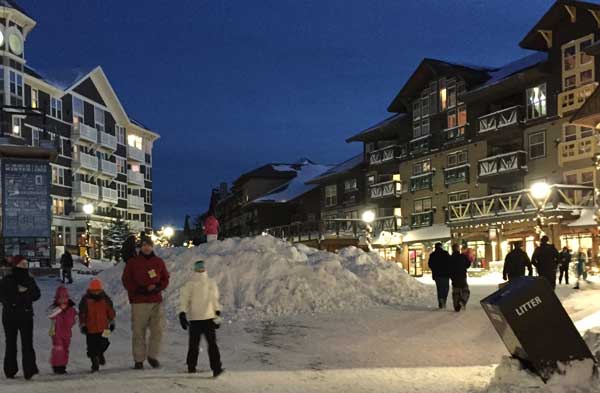 Snow-covered Snowshoe Village